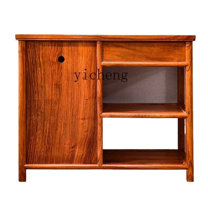LYYRosewood Furniture Rosewood Sideboard Cabinet Solid Wood Tea Cabinet Tea Side Locker