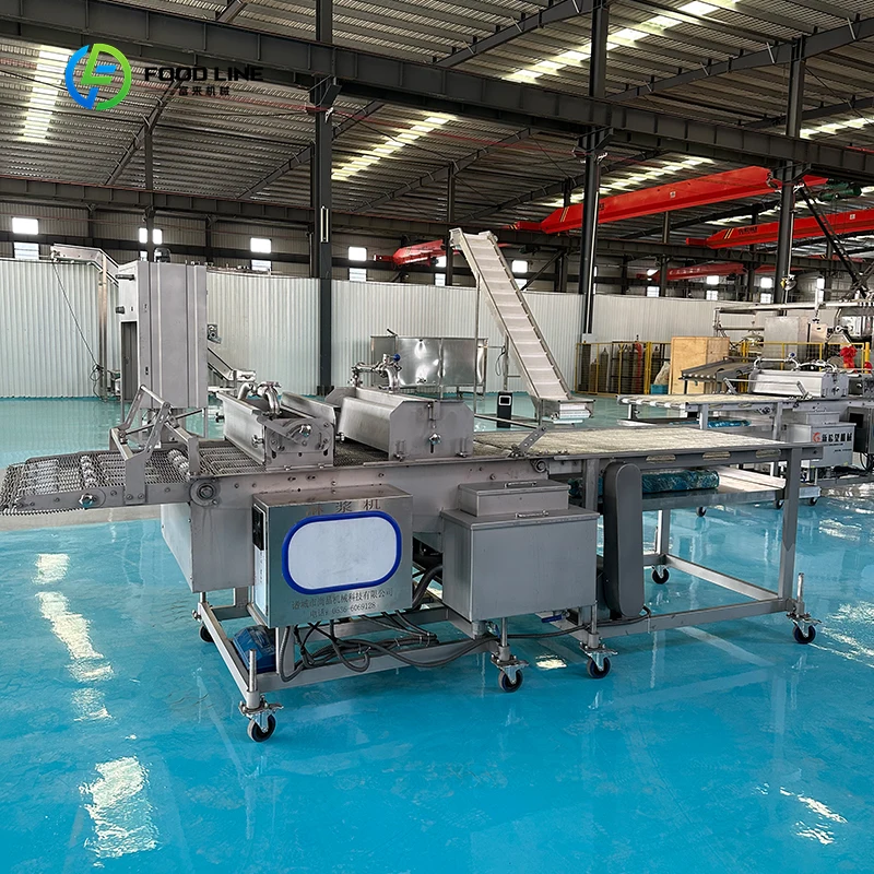 Customized Stainless Steel Automatic Frying Production Line With Built-in Oil Filtration System Commercial Deep Frying