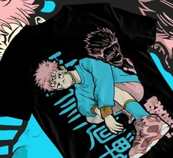 Itadori Yuji Sukuna T-Shirt Jujutsu Kaisen GojoGift Shirt Soft Tee Wszystkie rozmiary Oversized T Shirt Graphic T Shirts Koszulki dla kobiet