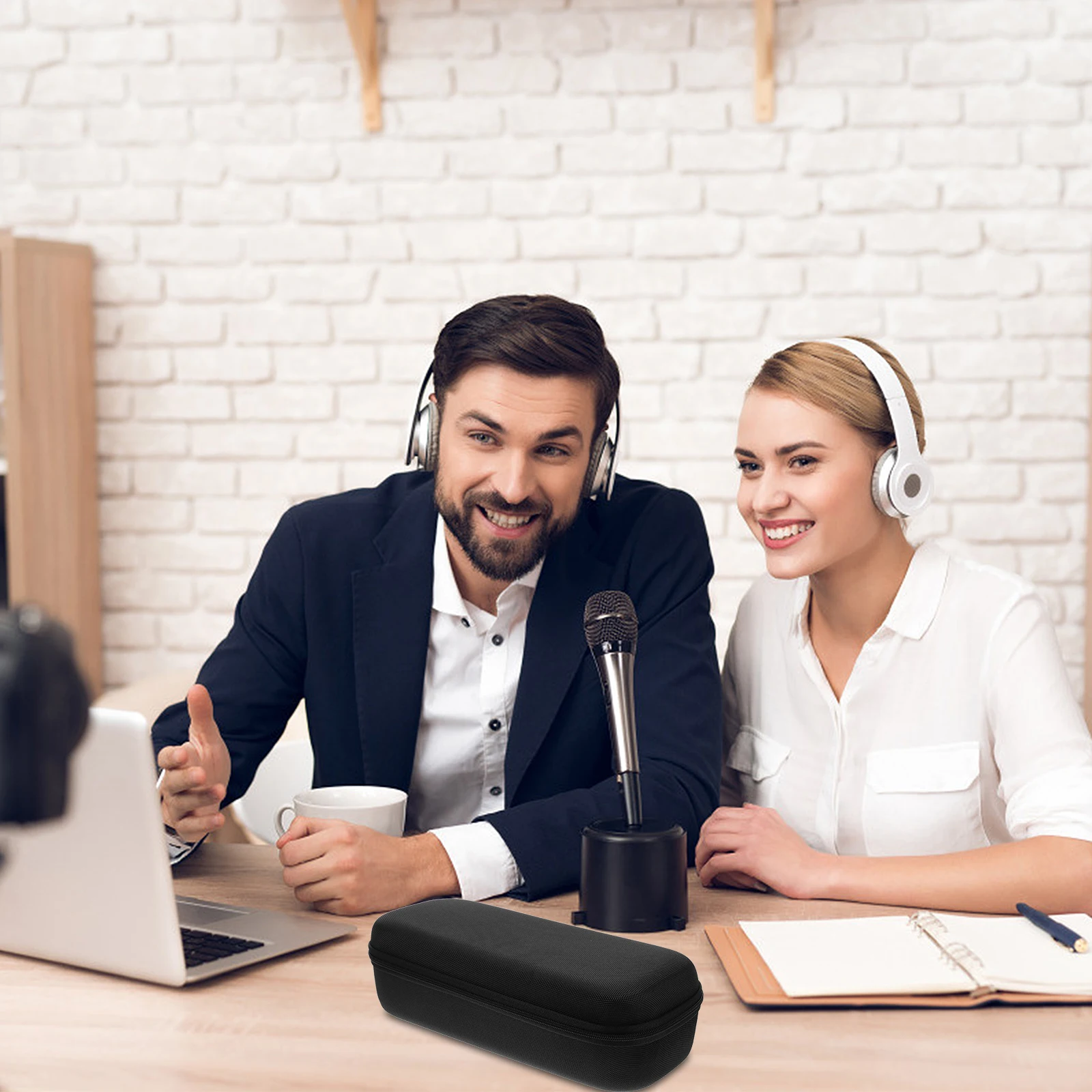 

Microphone Packaging Box EVA Wear Resistant Drop Proof Lightweight Portable Storage Pouch For Mic Digital Products Travel Case