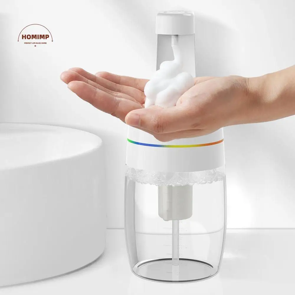 

Automatic Sensor Smart Soap Dispensers Touchless Operation Wall Mounted Hand Soap Dispenser Adjustable Levels with LED Light