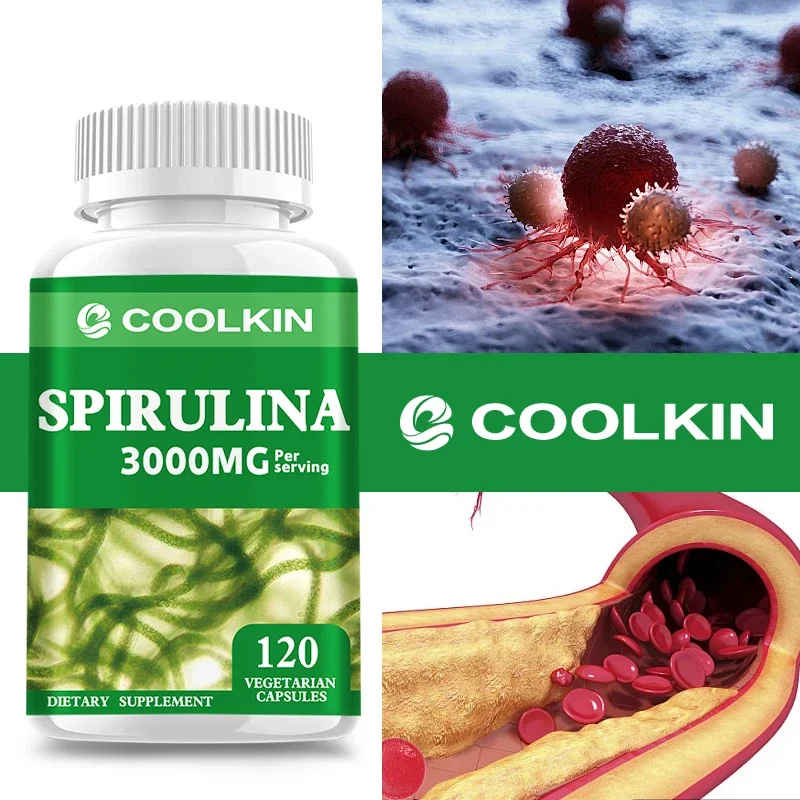 

Натуральная спирулина — поддерживает мозг, зрение, здоровье сердца, детоксикацию, антиоксидант, без GMO