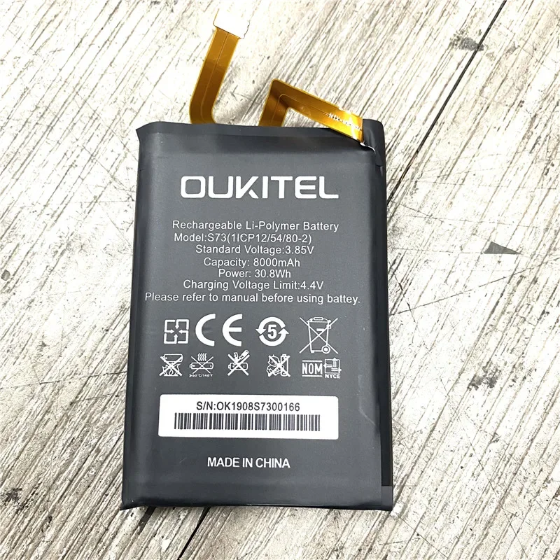 100% original battery for OUKITEL F150 B2021 battery 8000mAh Long standby time High capacity for OUKITEL battery