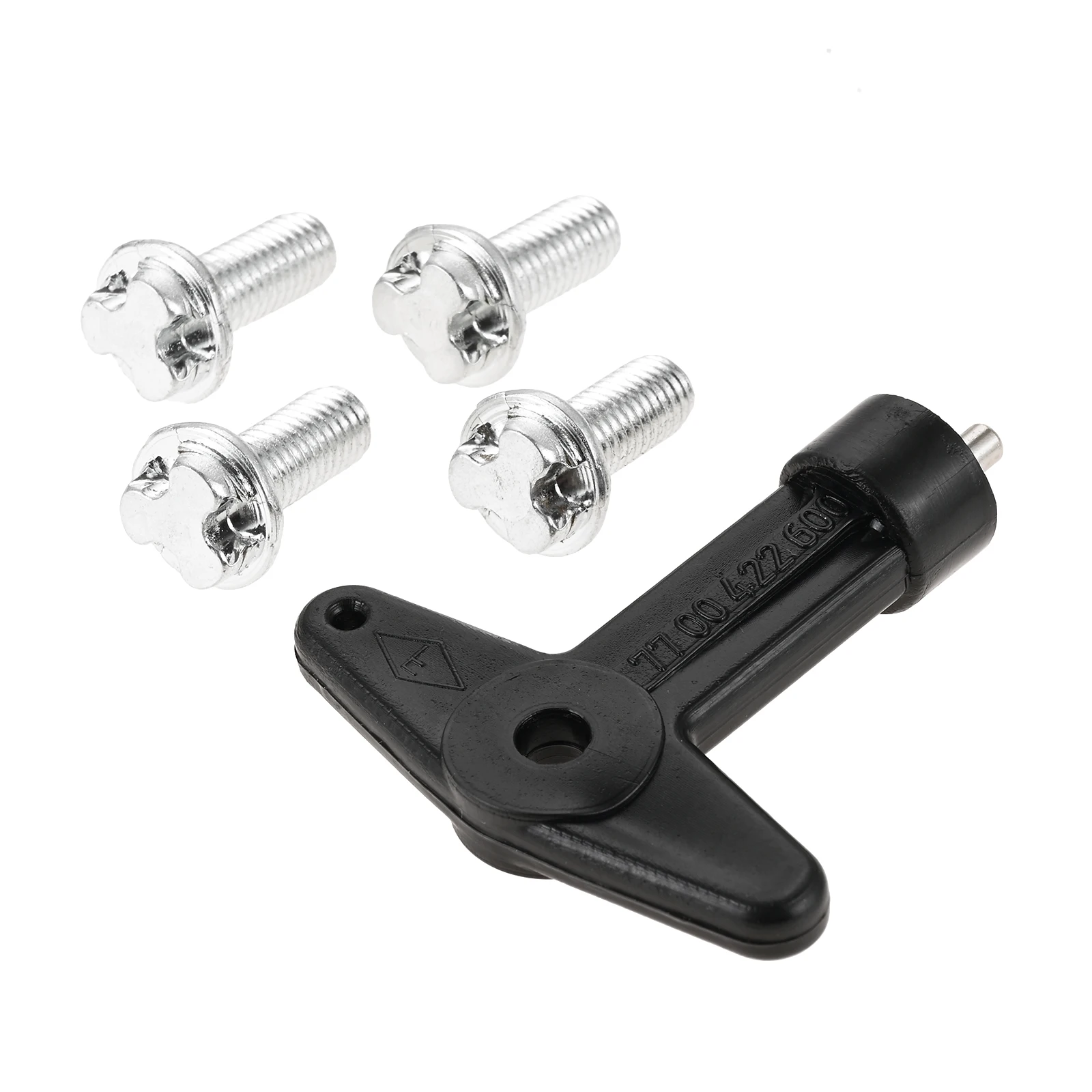 1 Set 7700422600 Alloy Wheel Centre Cap Screw Bolt with Key for Renault Clio MK2 MK3 1998-2012 Megane Scenic MK1 MK2 1995-2009