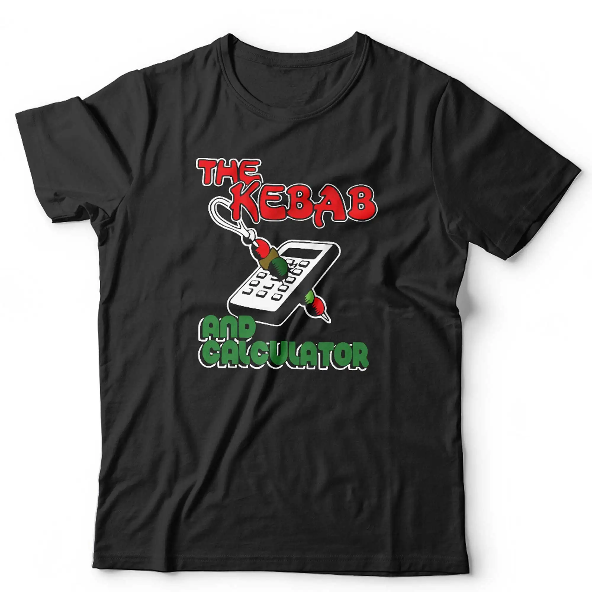 The Young Ones Kebab And Calculator T Shirt Kids  Classic Fit 100 Cotton