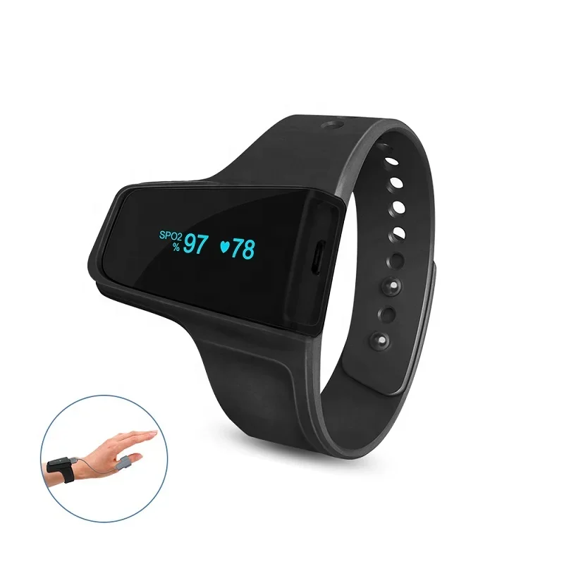 Bluetooth Smart Watch with SpO2 Sleep Pulse Oximeter - Overnight Blood Oxygen Saturation Monitor & Heart Rate Tracking
