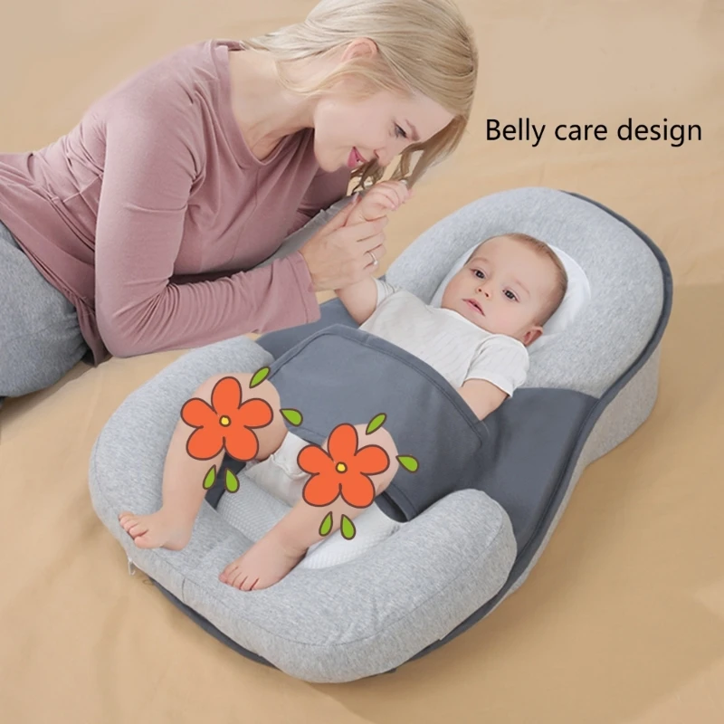 Coussin prévention des crachats doux efficace, oreiller soutien ergonomique pour bébé