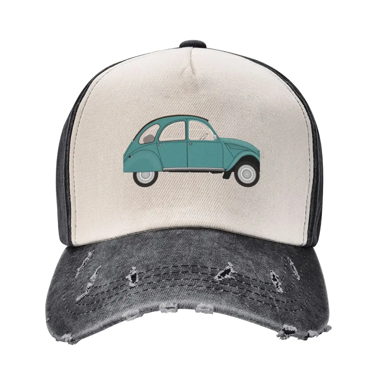 

Citroen 2CV retro art Baseball Cap Horse Hat Sunhat summer hat Rave Female Men's