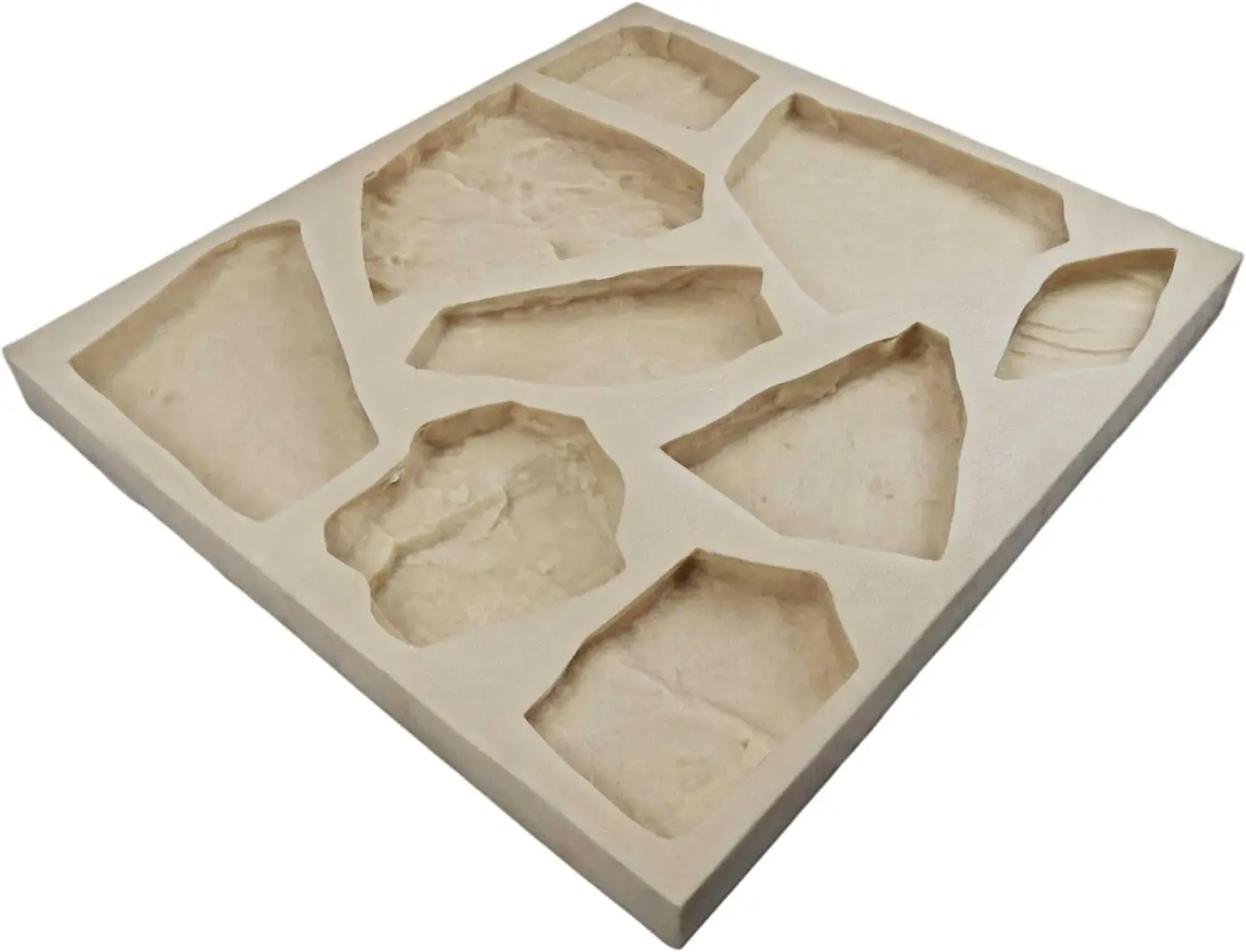 

Stone Veneer Rubber Mold for Concrete, Fieldstone Flat Mold, Version 5