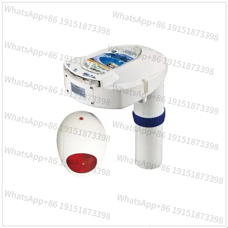 إنذار لاسلكي لحمام السباحة بالطاقة الشمسية لسلامة الأطفال، جهاز أمان حمام السباحة بجهاز تحكم عن بعد مع نظام تنبيه تلقائي، مقاوم للماء IP67