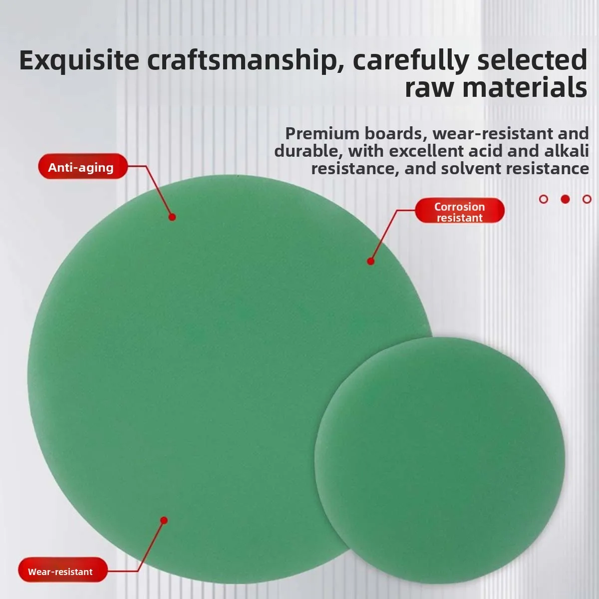 

3240 FR-4 Epoxy Resin Plate Round Plate Water Green Epoxy Resin Diameter 80mm -200mm