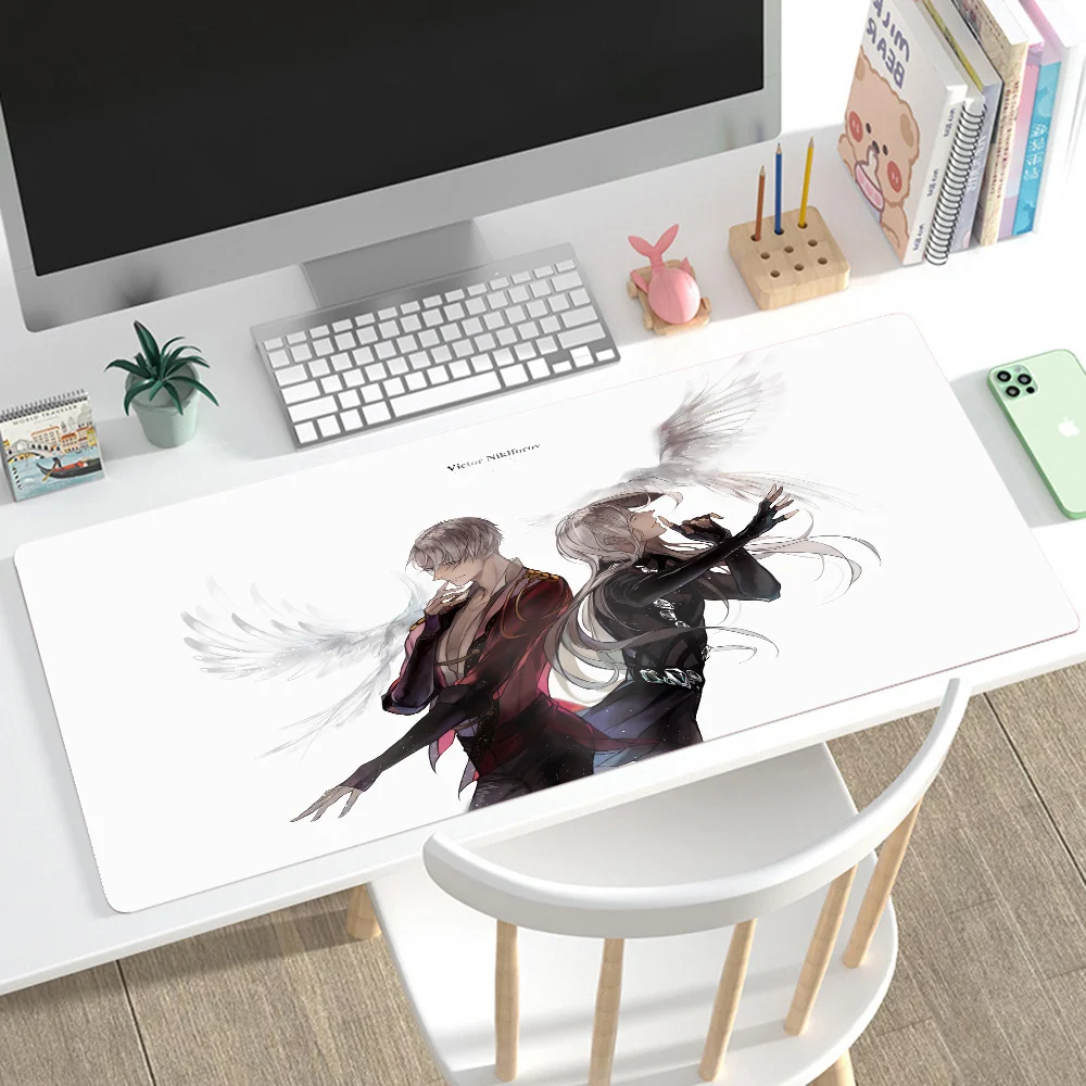 

YURI On ICE Mousepad Mouse Mat Desk Mat With Pad Gaming Accessories Prime Gaming XXL Keyboard Pad Padding Mat