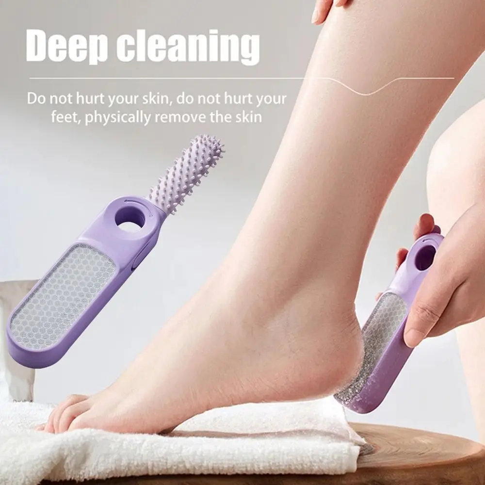 

2 in 1 Nano Glass Pedicure Tool Double-sided Stainless Steel Dead Skin Callus Remover Portable Handheld Callus Exfoliator