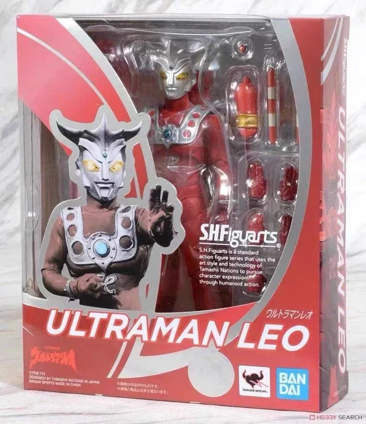 Bandai-S.H.Figuarts Ultraman, UltraSeven UltraSeven, Zoffy Gatilho, Leo Pai da Figura Ultra Ação, PVC Brinquedos Modelo Colecionáveis, 100% Original