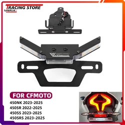 2025 For CFMOTO 450NK 450SR 450SS 450SRS 250SRS 300SR 300SS Tail Tidy Fender Eliminator License Plate Holder With Signal Light