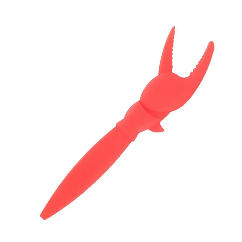 Silikonowa zakładka krab pazur zakładki dla miłośników książek zabawna zakładka kreatywna zakładka akcesoria do książek dla kobiet mężczyzn dzieci