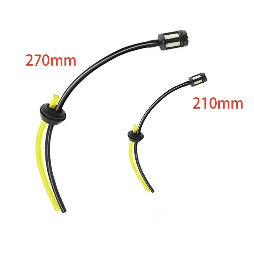 Fuel Pipe Tank Filter 210mm 270mm For Chainsaw Lawn Mower Grass Trimmer Engine Garden Tool Replacement Parts