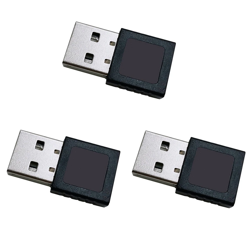 

3X Mini USB Fingerprint Reader Module Device USB Fingerprint Reader For Windows 10 11 Hello Biometrics Security Key