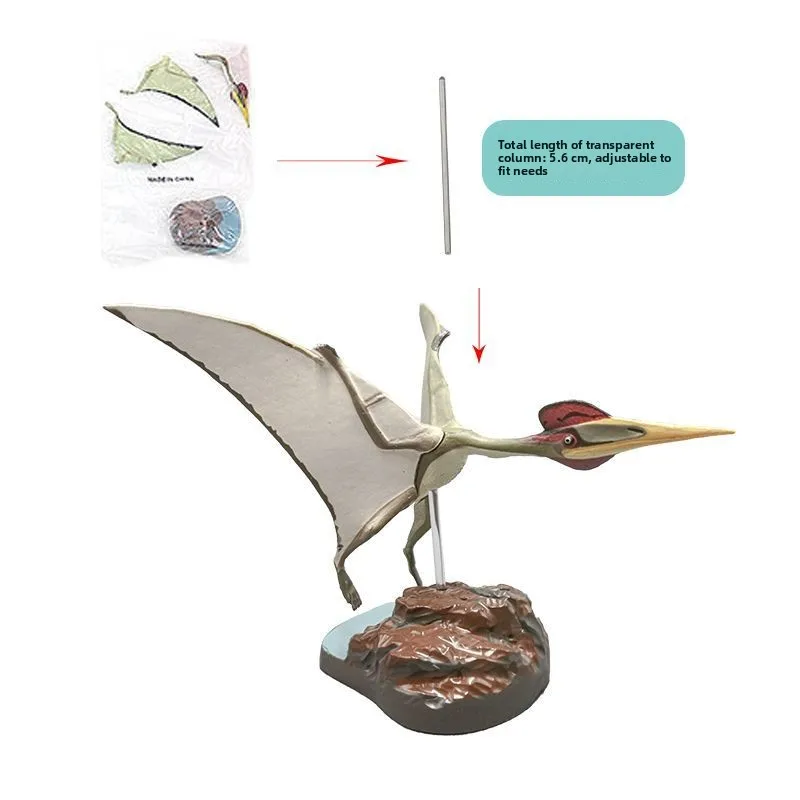 Colorata  Society Realistic Toy Tyrannosaurus Triceratops Stegosaurus Armored Dragon Model Dinosaur Figures for Kids