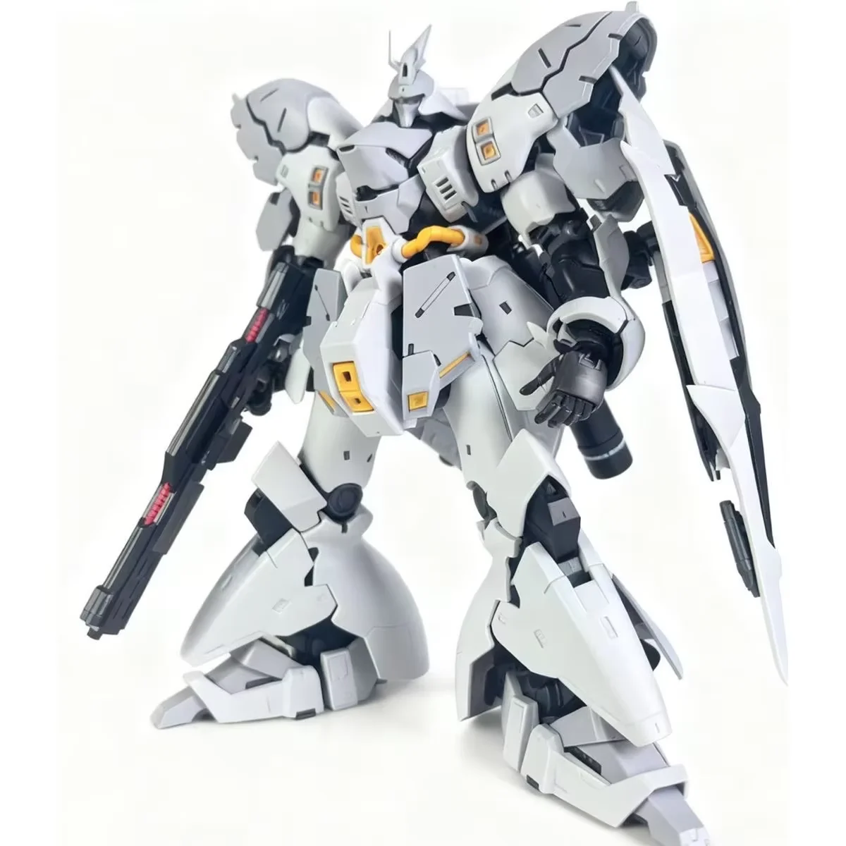 HG Sazabi White Version 本体 Bandai Star White Sazabi 1/144 Action Figure