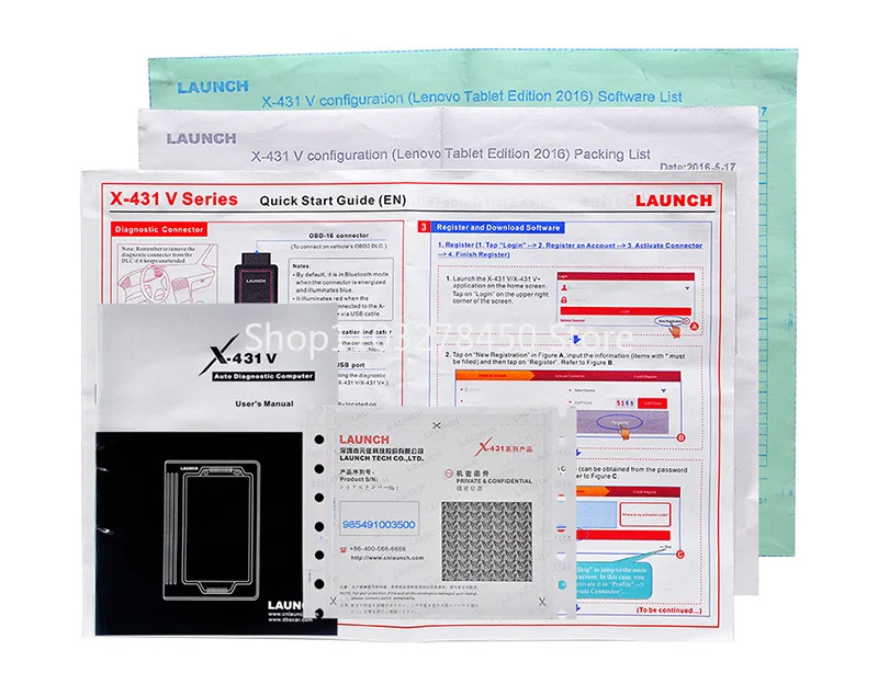 Overseas Yuanzheng X431v Car Repair Computer Diagnosis Equipment Car Maintenance Zero Decoder Computer OBD Diagnostic Tool