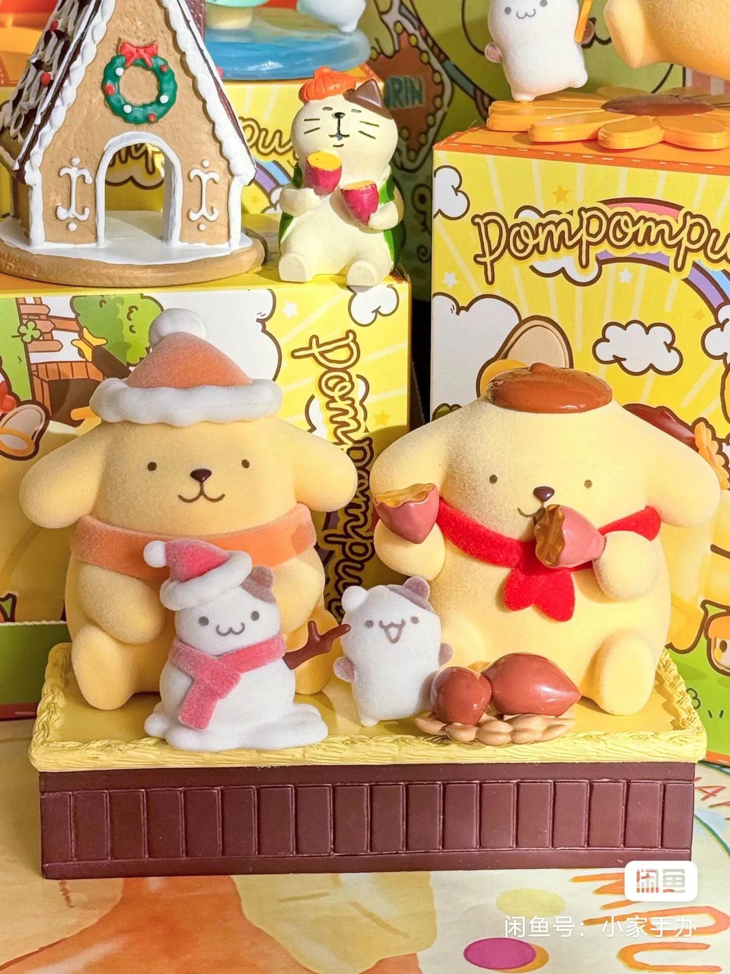 

2025 Pom Pom Purin The Four Seasons Series Blind Box Pompompurin Anime Action Figure Surprise Bag Collection Trendy Toys Gifts