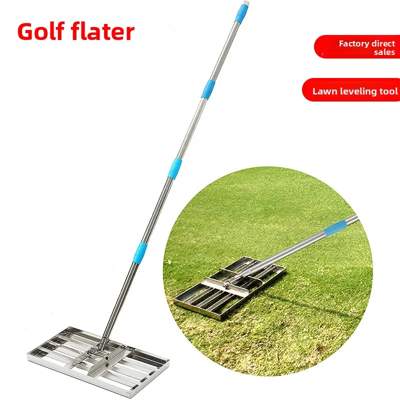 أدوات تشطيب الحديقة، أداة تسوية الجولف 304 من الفولاذ المقاوم للصدأ، أدوات تسوية الرمل في الحديقة، أدوات تنظيف الحدائق #1