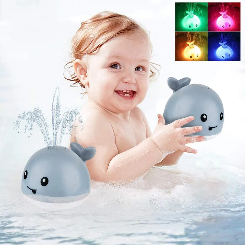 

Electric Sensor Water Jet Whale Bath Toys Children Indoor Water Play Toys Baby Bathroom Baby Toys Bath Toys