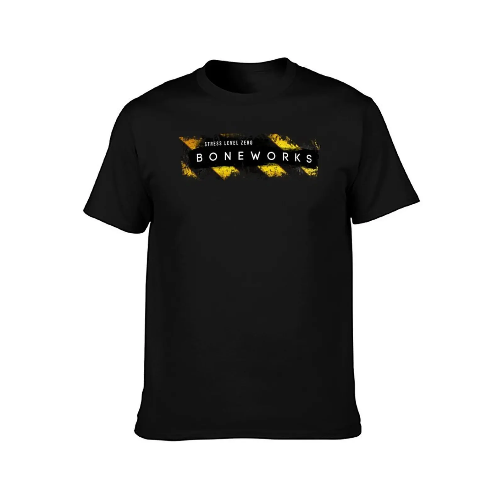 Boneworks Logo - Stress Level Zero - Boneworks Merch, Bonelab Logo, Bonelab Merch T-Shirt, Summer Casual Cotton Tee, 100% Cotton