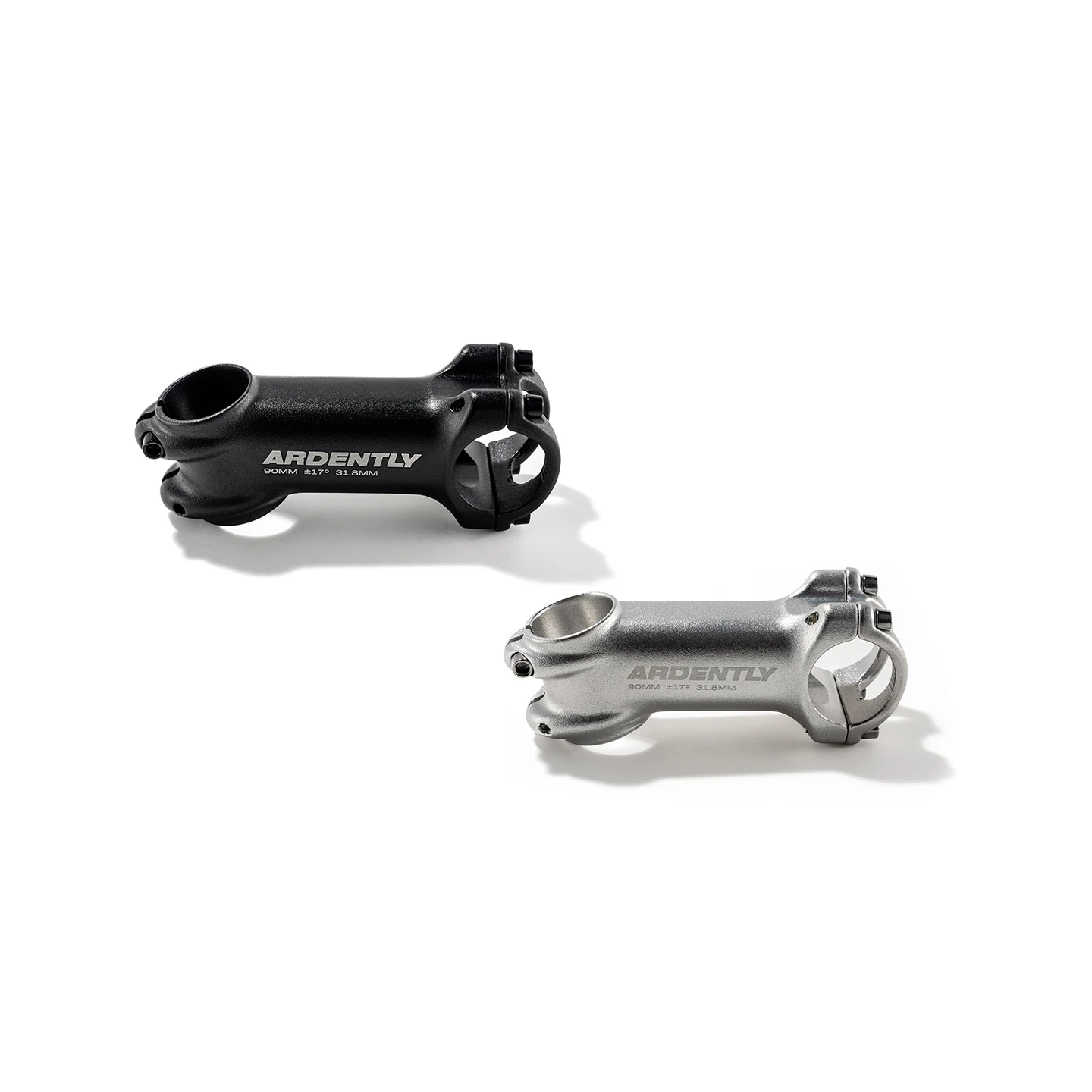 

ARDENTLY 6061 Aluminum Riser Handlebar Stem 31.8mm 90/110mm Firm Fix Bracket Fit MTB Road Fixed Gear Bike Daily Riding Accessori