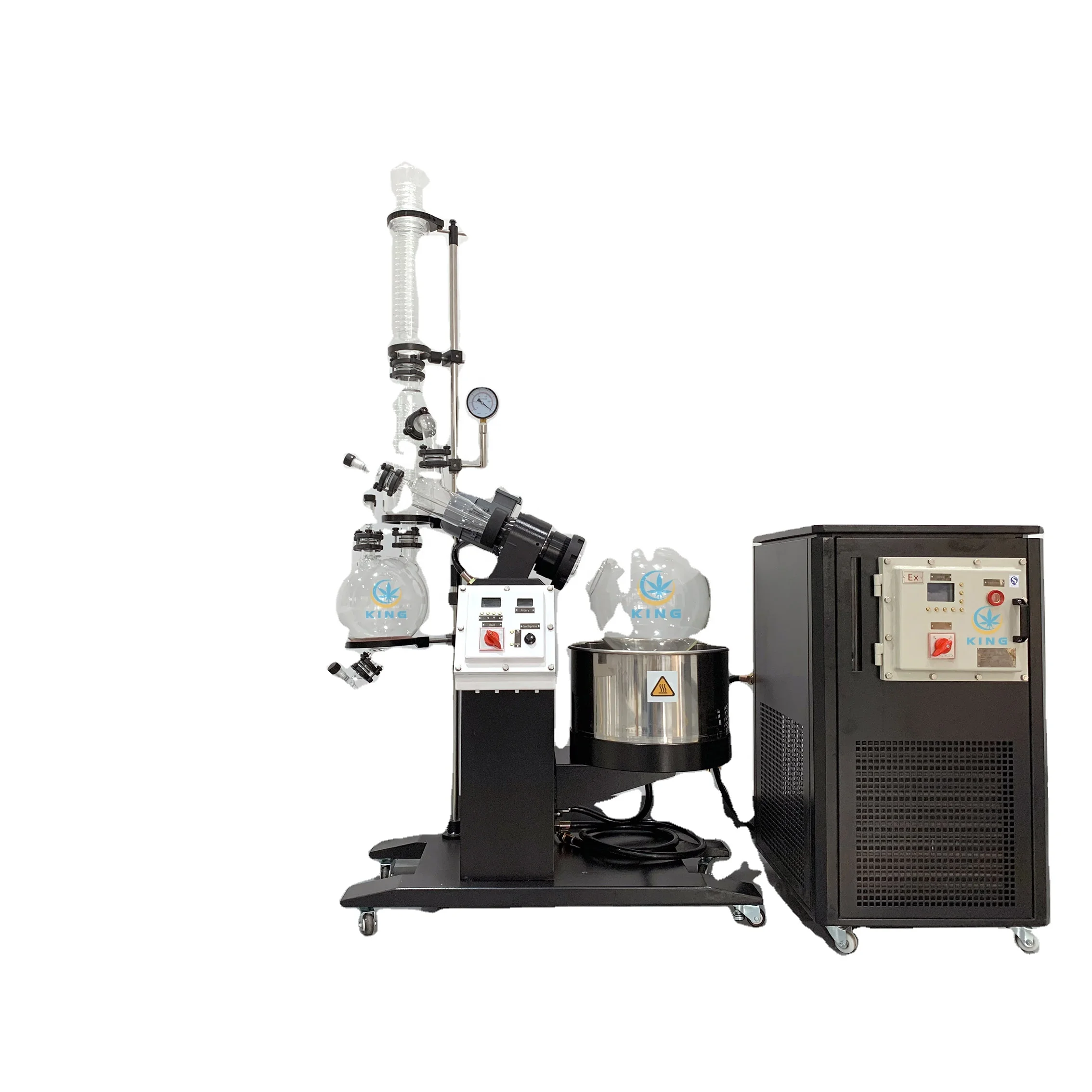 Hot Recommended Rotovap Rotavapor 20L Vacuum Chemical Industrial Rotary Evaporator With Chiller and Vacuum Pump