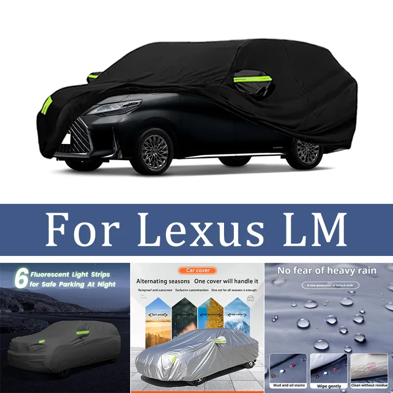 

For Lexus LM Car Cover Car Waterproof All Weather Automobiles Full Exterior Covers - Sun-proof Outdoor Anti scratch