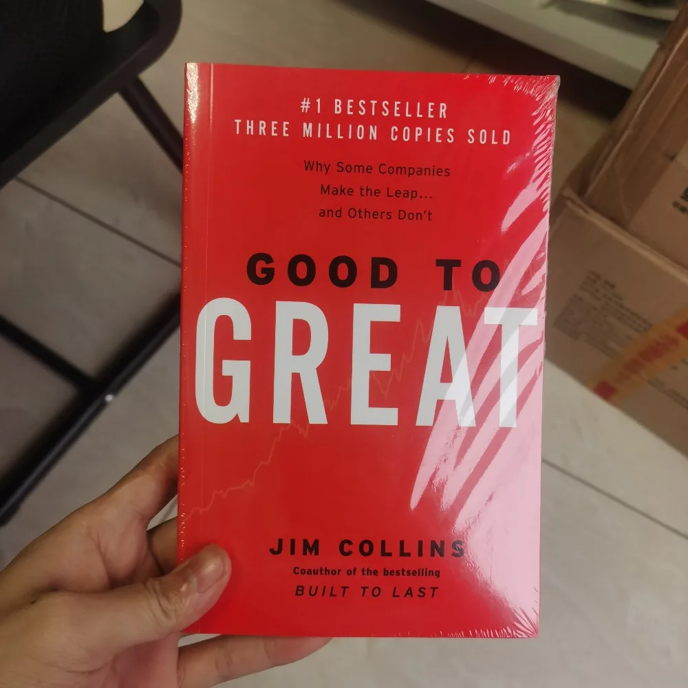 

Why Some Companies Make The Leao and Other Don't Good To Great By Jim Collins in English Paper Book