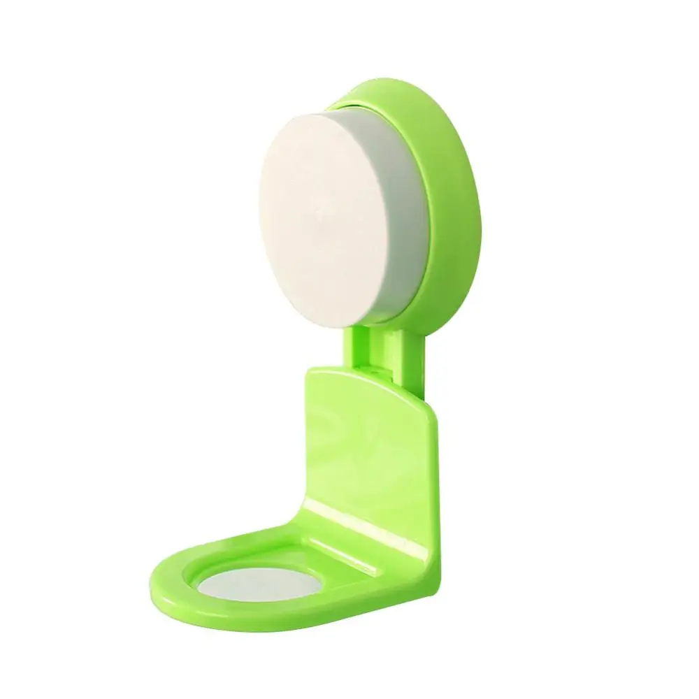 Plastic Wall Suction Cup Hanging Hook Shower Gel Shampoo Holder Rack Shelf