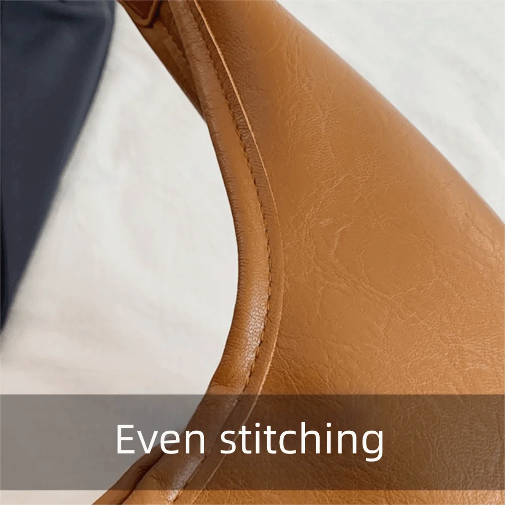 حقيبة يد نسائية عصرية ذات سعة كبيرة وخفيفة الوزن وبسيطة من جلد البولي يوريثان حقيبة يد ناعمة للسفر