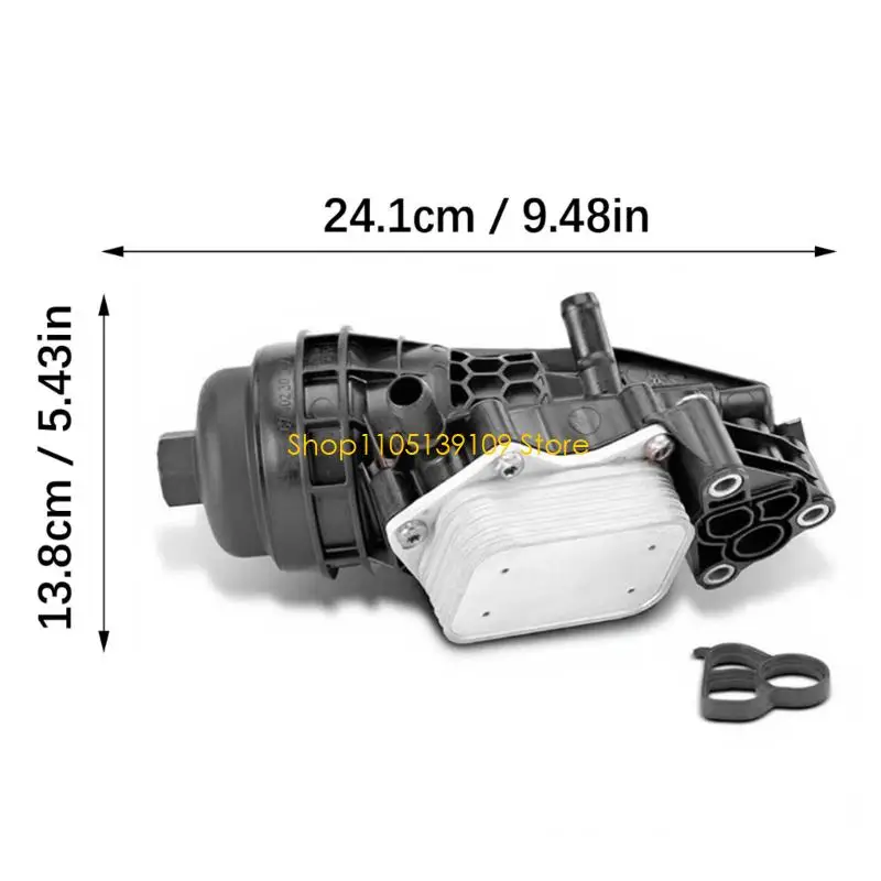 Unità abitativa avanzata per filtro olio e radiatori Aggiornamenti costruttivi in ​​ABS resistente calore Adatto per veicoli