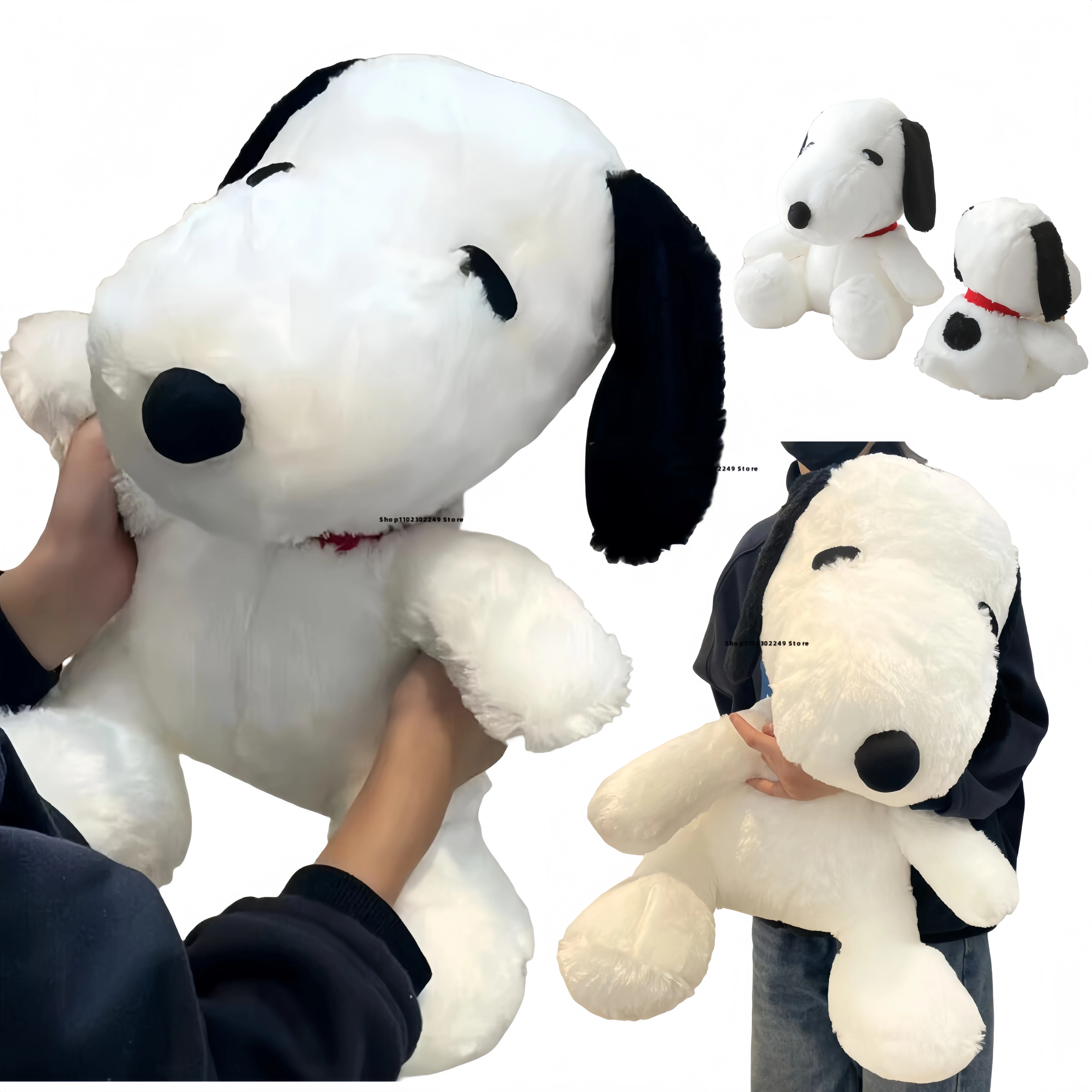 

Cartoon Cute Snoopy Plush Toy Pillow Snoopy Peluches Doll Sofa Back White Dog Snoopy Plushies Doll Xmas Gifts For Children