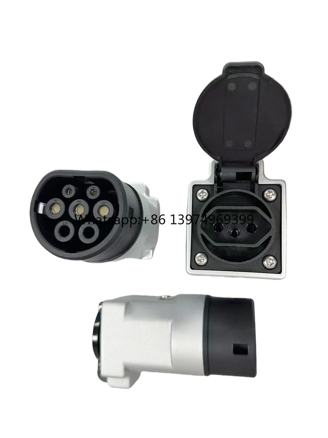 JET Type2 LCT2B 62196 V2L Discharge Adapter Brazilian Plug Power Interface Socket Converter New Condition 16A Rated Current