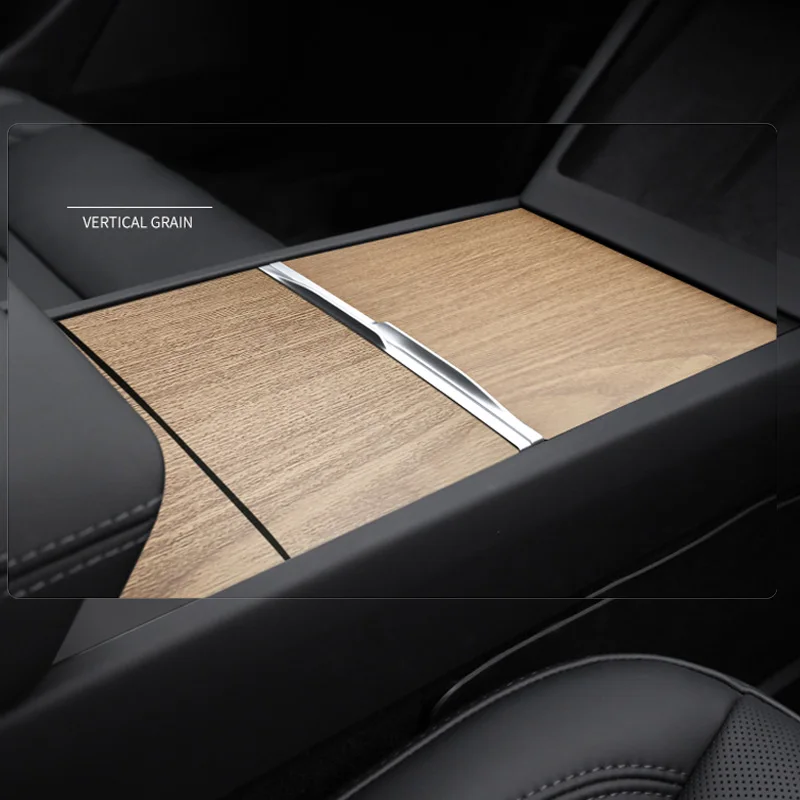 Centro Console Capa Protector para tesla, controle central, envoltório painel, filme de etiqueta, acessórios do carro, modelo 3 +, Highland, 2024