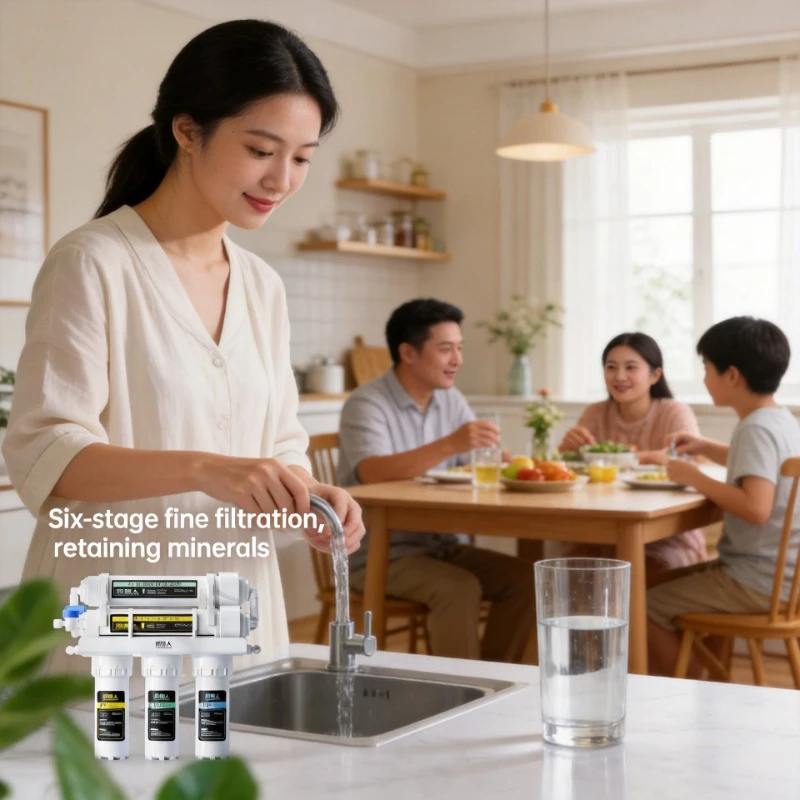 Household Ultrafiltration Water Purifier, Kitchen Tap Faucet Front Water Filter for Direct Drinking