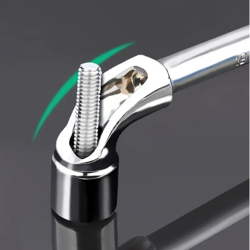 

R9UF L-образный двусторонний торцевой ключ, угловой шестигранный торцевой гаечный ключ, инструмент для ремонта для домашнего и