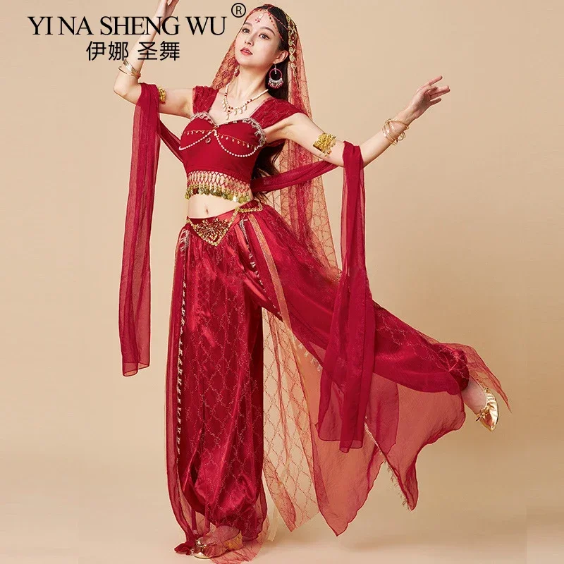 Belly Dance Costume Role-playing, Exotic Indian Dance Performance Set, Western Regions Princess Set, Dunhuang Dance