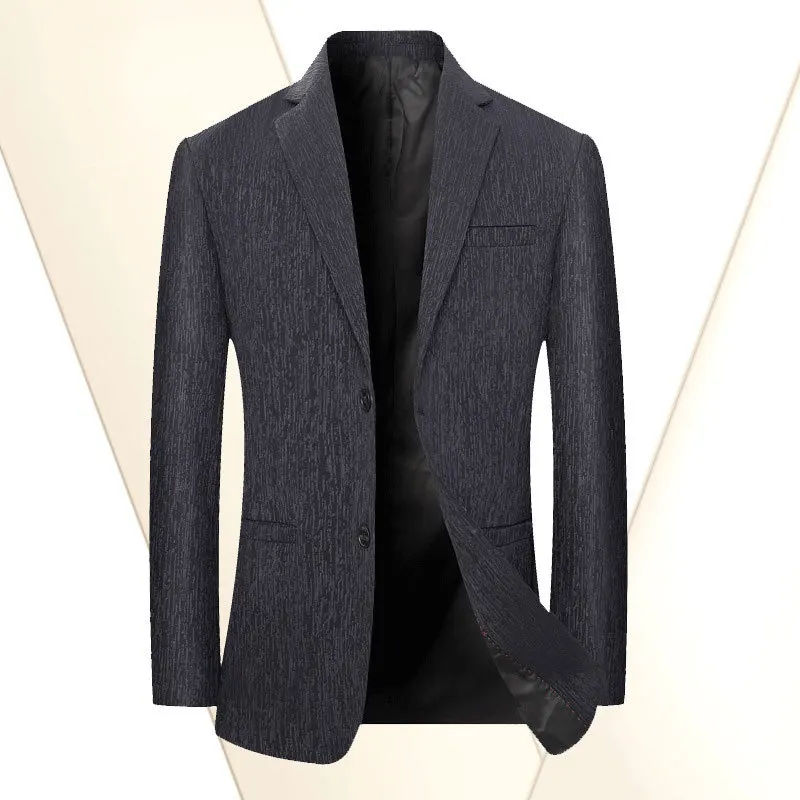 1-H17    and Autumn Young and Middle-aged Jacket Casual Suit Men's Jacket Fashionable Small Suit Men's Slim-fit Dad's Top