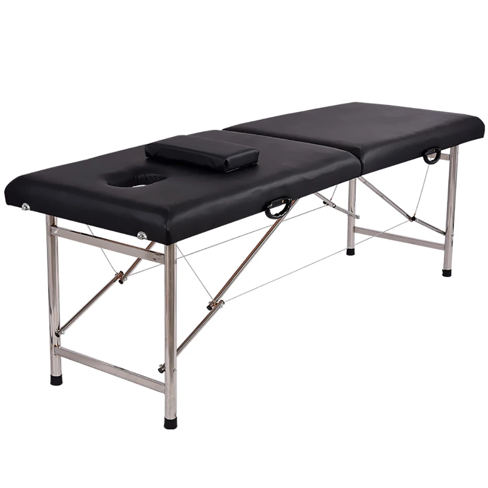 Portable Spa Massage Table Professional Folding Beauty Bed Lightweight Foldable Salon Furniture Aluminum Alloy