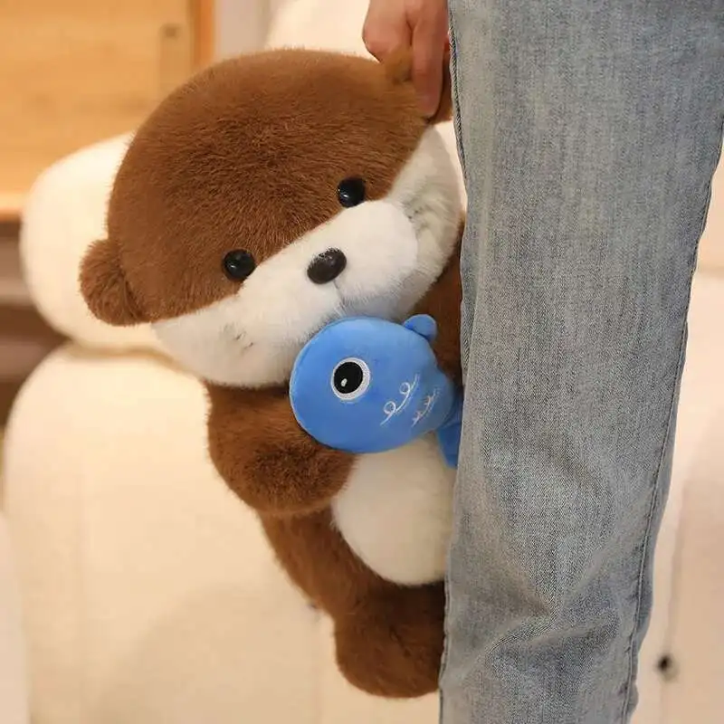 عالية الجودة الإبداعية قضاعة ألعاب من نسيج مخملي 35/50 سنتيمتر جميل قضاعة عقد الأسماك أفخم دمية لينة محشوة ألعاب حيوانات عيد الميلاد هدية عيد الميلاد