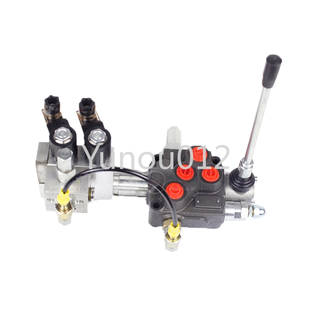 2 3 4 5 6 Spools 40 50 70 80 100 120 Cc Hydraulic Joystick Directional Monoblock Valve, Youli Remote Control Valve Hydra