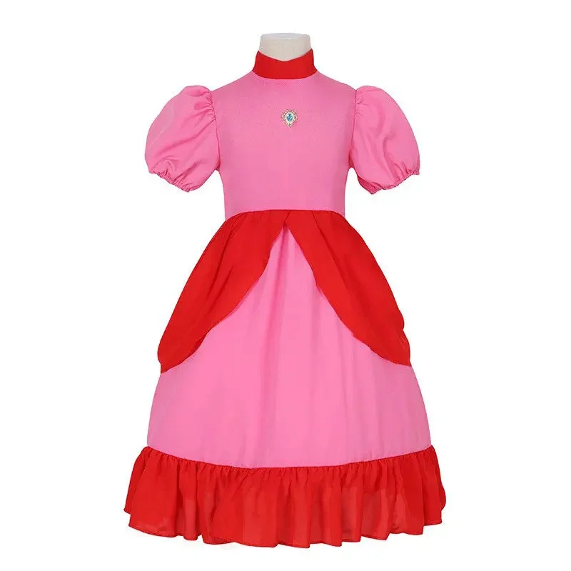 Ragazze regina pesca principessa vestito bambini Costume Cosplay bambini compleanno festa di carnevale vestito festa di Halloween Costume Cosplay