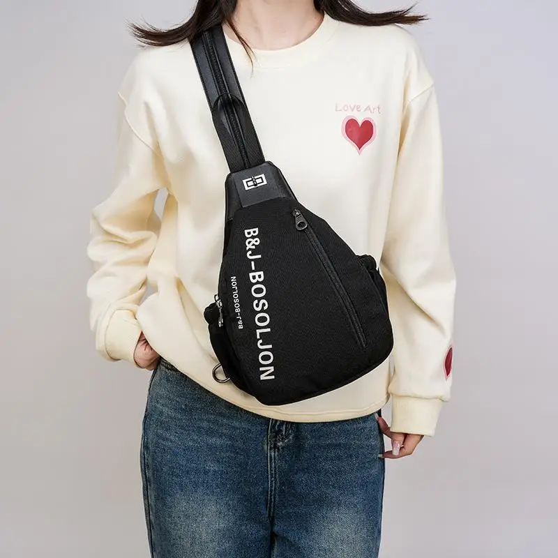 

Casual Women Crossbody Chest Bags Fashion Unisex Travel Backpack Multiple Pocket Female Shoulder Bag Ladies Daily Use Fanny Pack