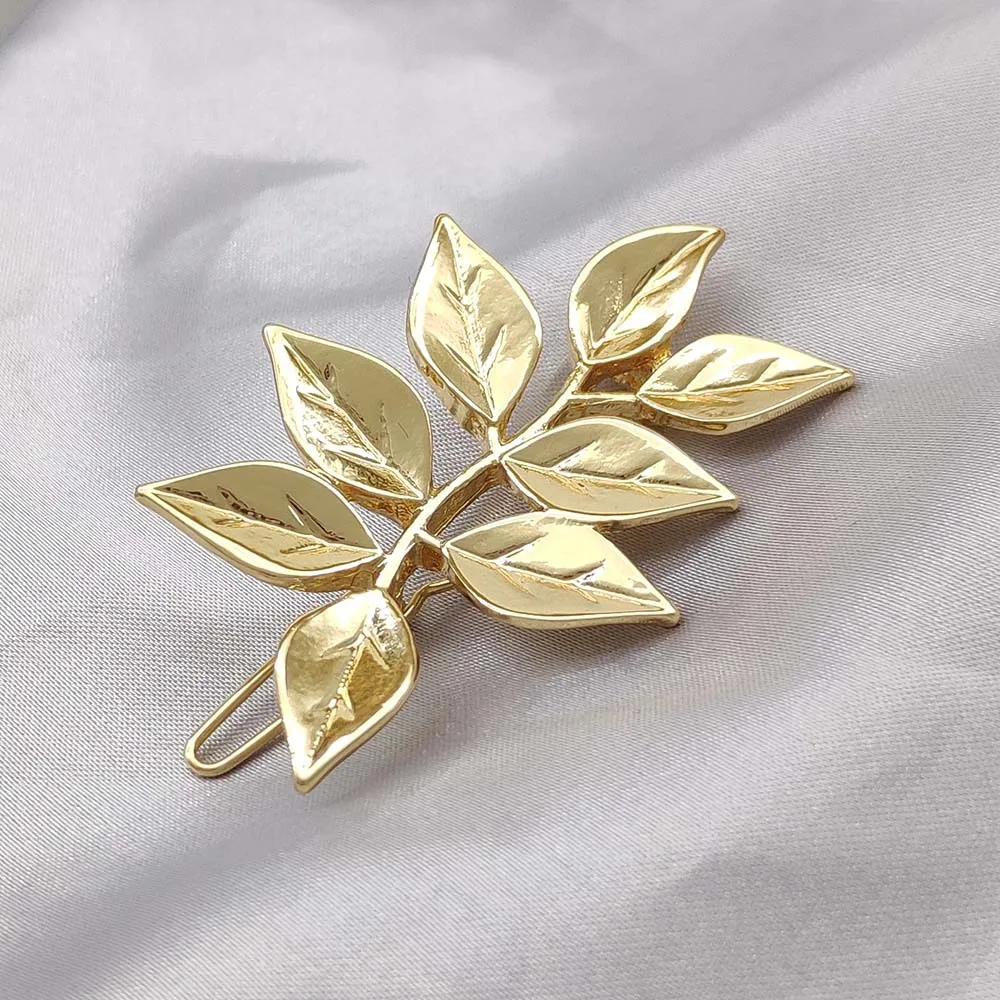 Game Honkai:Star Rail Dr. Ratio Cosplay Hairpins Yellow Leaves Headwear Leaf Hair Clip Accessory Headdress Xmas Gifts