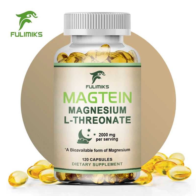 

Magnesium L-Threonate Supplement Capsules, Ultra Strength Magnesium Threonate for Brain, Sleep Support, Energy, and Heart Health